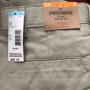 3-School pants Dockers $20 each
